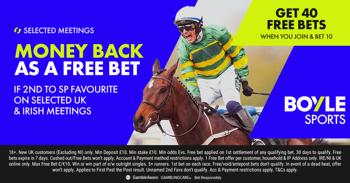 BOYLE Sports Sign Up Offer - £40 in Free Bets For Newmarket